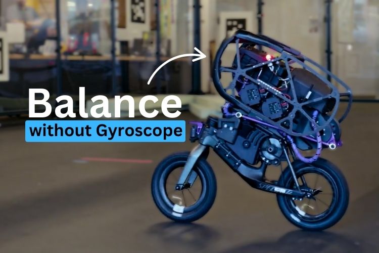 Self-Balancing Robotic Bike that uses no Gyroscope