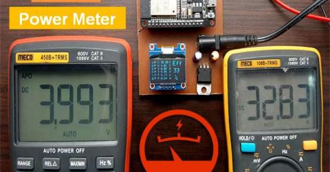 Arduino and ESP32 Based Power Meter