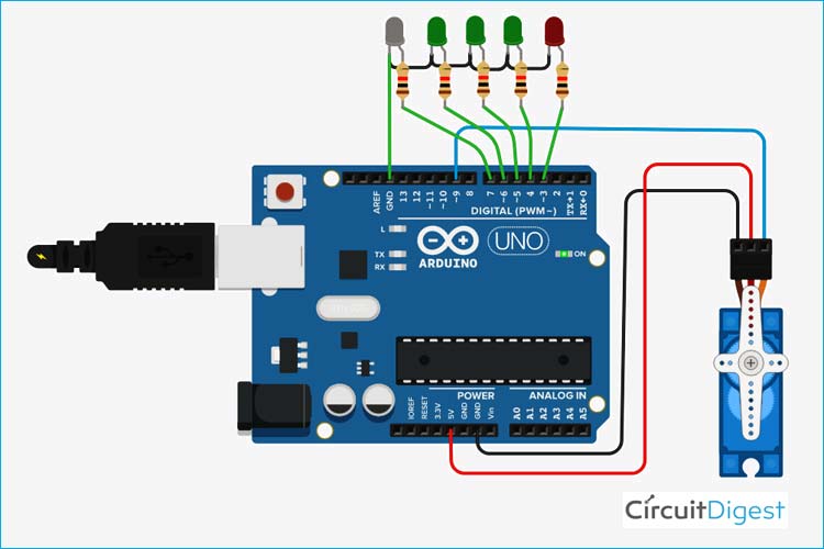 Gesture Control Circuit Diagram