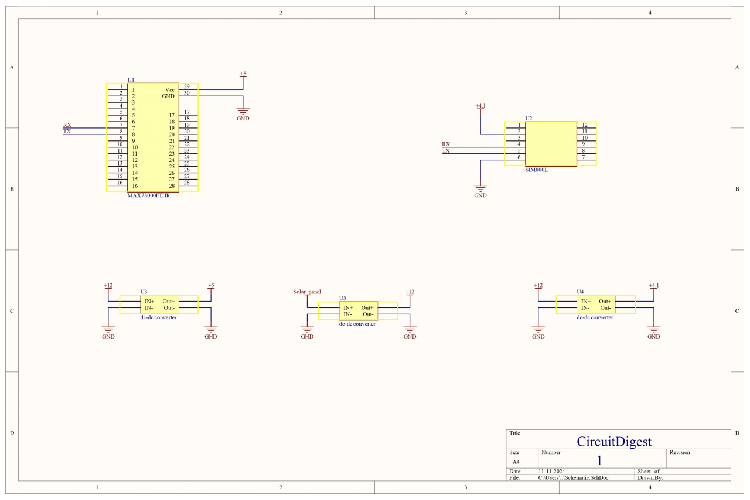 Schematics of Edge AI-Based Animal Intrusion Detection and Alert System