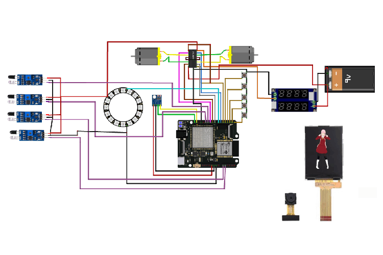 Schematics of Smart Desk Bot