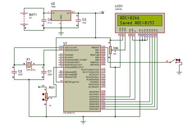 Simulation of Using PIC EEPROM