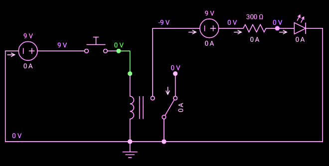 How Relay works in NORMALLY CLOSED condition