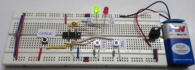 SR flip-flop working state four S1 R1