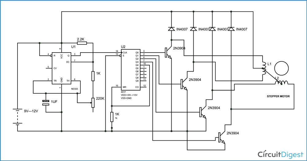 Stepper Motor Driver Circuit