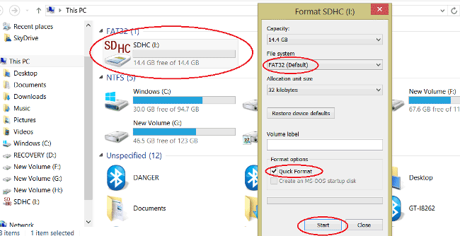 format micro sd for raspberry-pi