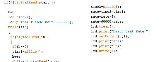 heartbeat counter code