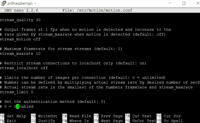 setting-motion-config-file-for-Raspberry-Pi-Surveillance-Camera