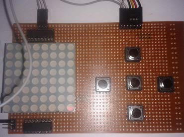 snake game 8x8 matrix led display