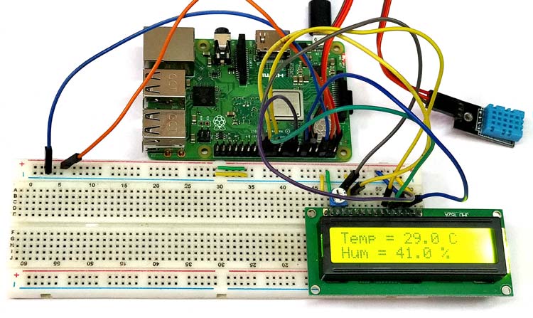 DHT11 sensor with Raspberry-Pi for AWS IoT in action