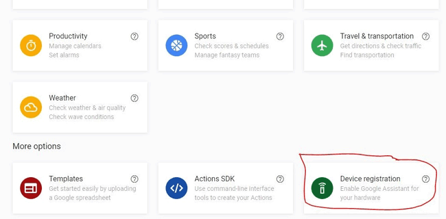 Device Registration on Google developers console
