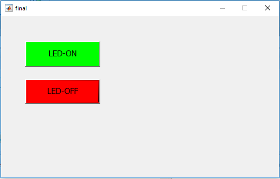 GUI for Serial Communication between MATLAB and Arduino