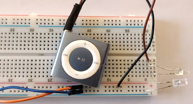 IR based Audio Transmitter Circuit