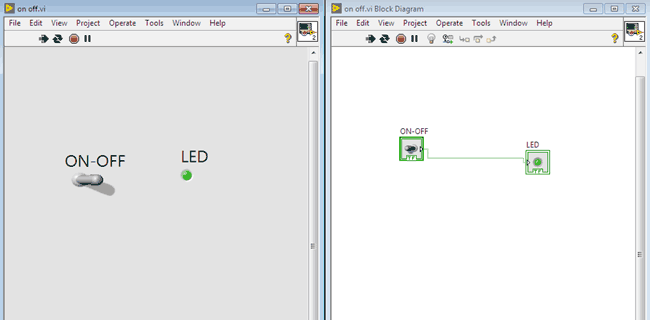 Knob button for controlling LED