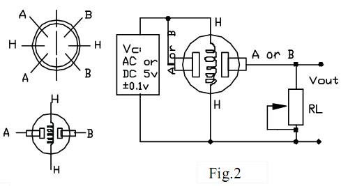 MQ-137 Ammonia sensor pinout