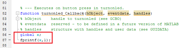 Serial Command to turn ON LED using MATLAB