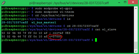 Setting up the Temperature value manually