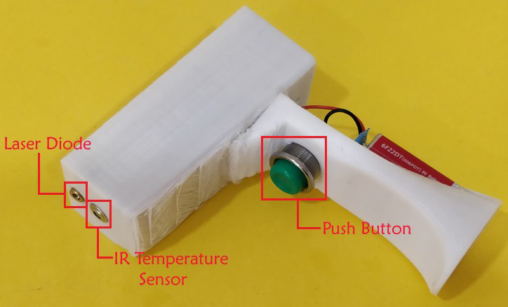 Arduino MLX90614 Infrared Thermometer project