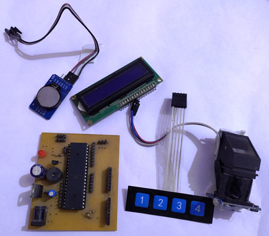 Components Required for Fingerprint Based Biometric Attendance System