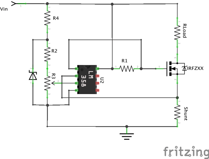 Current Regulator using Op-Amp