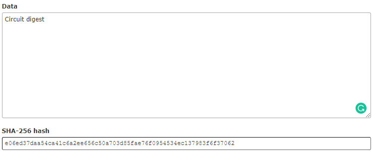 SHA-256 Hash conversion