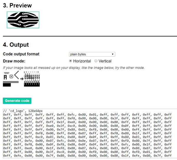 Selecting Image for Converting into Bitmap Values