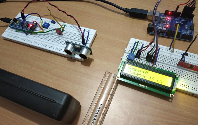 Testing STM 32 based RF Transmitter and Receiver