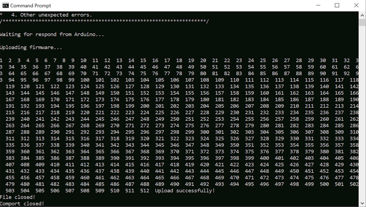 Upload New Firmware into HM10 using Arudino