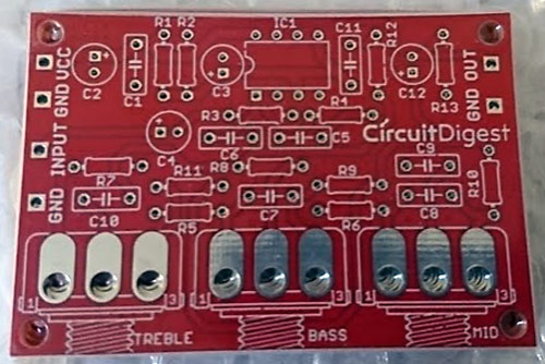 Active Audio Filter PCB Board