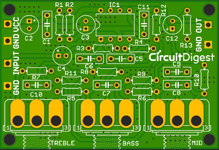 Active Audio Filter PCB Design