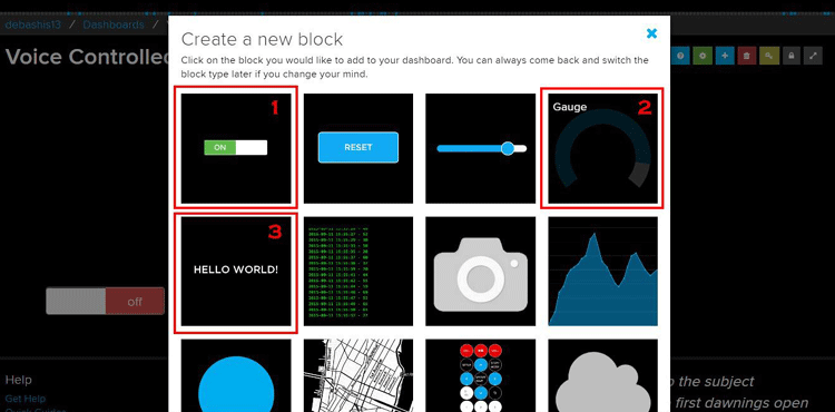 Adafruit IO Blocks