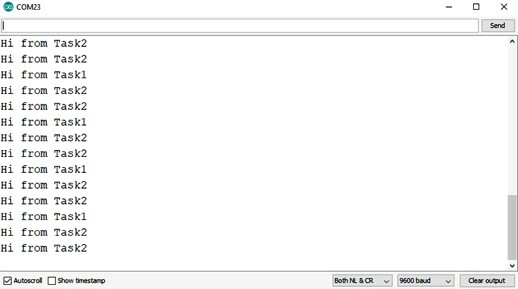 Arduino UNO Serial Monitor