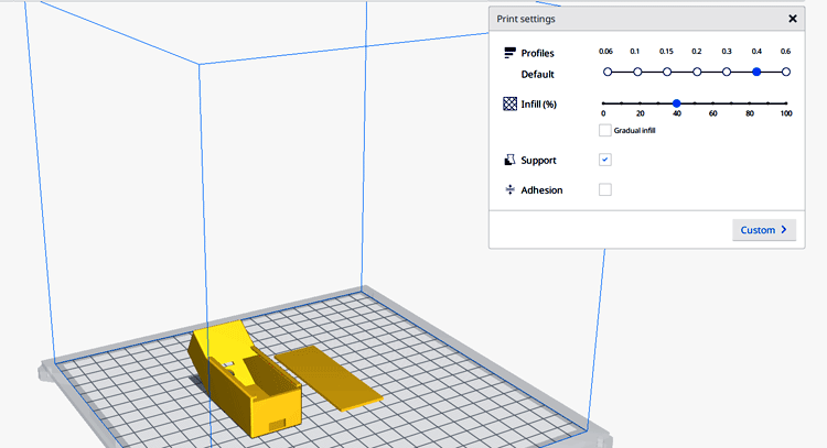 Contactless IR Thermometer 3D Printed enclosure