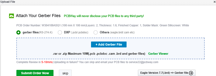 PCBWay Gerber Viewer
