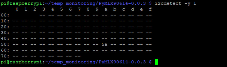 MLX90614 with Raspberry Pi