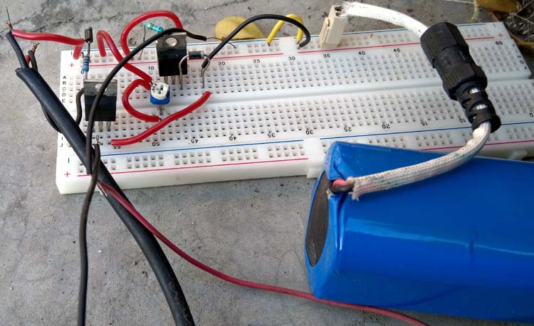 Solar Garden Light Circuit