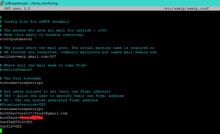 Temperature Monitoring using Raspberry Pi