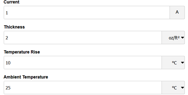 Trace Width Calculations