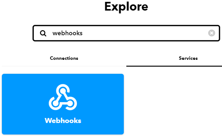 IFTTT Webhooks