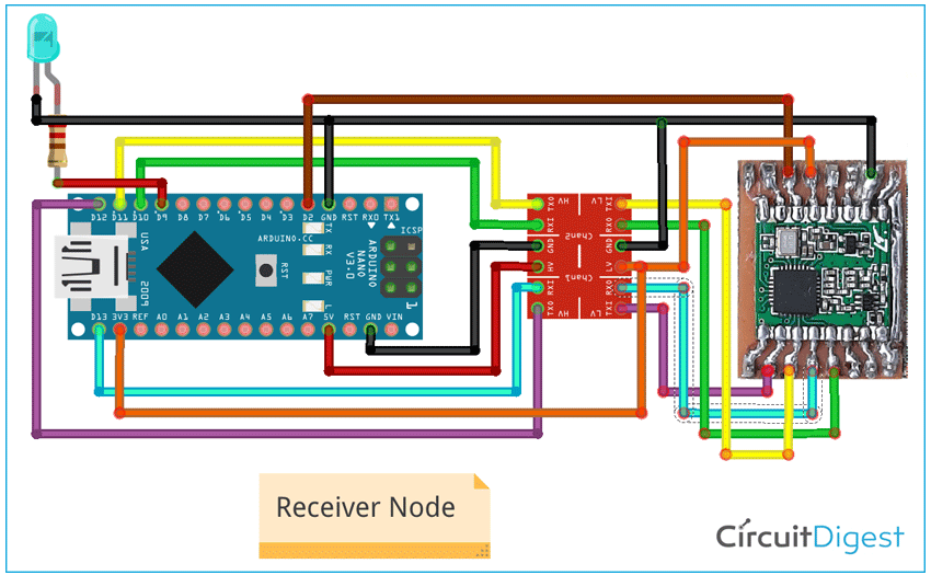 Wireless Communication Receiver Circuit Diagram