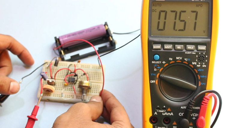 555 Timer DC DC Boost Converter