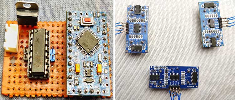 UVS Robot using Arduino Pro Mini 