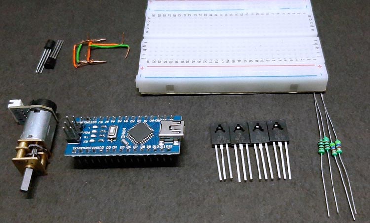 Encoder Motor Controller Components