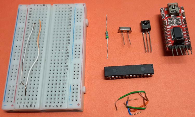 IR Decoder Test Circuit Components