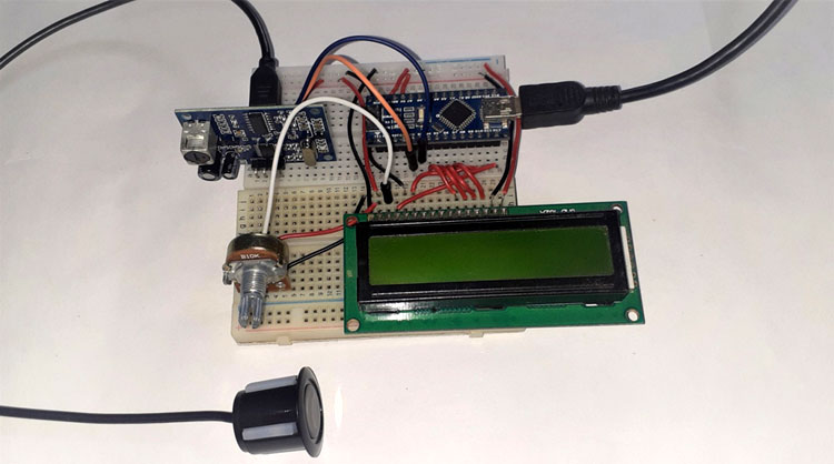 Waterproof Ultrasonic Sensor JSN SR-04T with Arduino