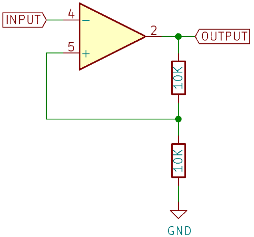 Op-Amp Positive Feedback Circuit