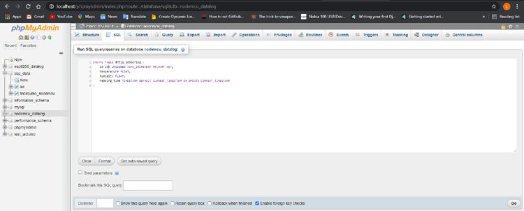 Setting Up MySQL Database using PHPMyAdmin