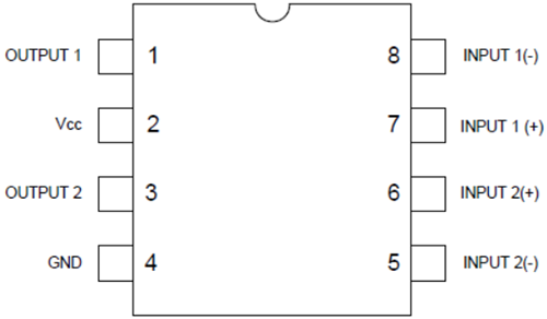 TDA2822 Dual Power Amplifier IC