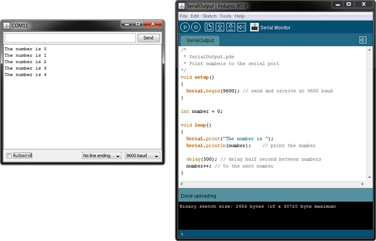 Arduino IDE Serial Monitor