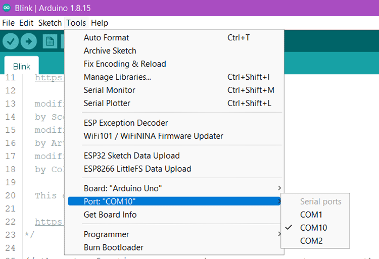 Arduino Serial Port